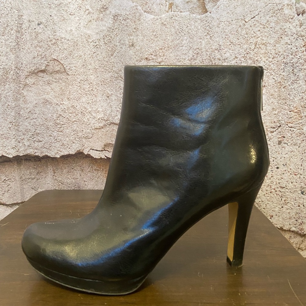 Franco Sarto Black Heeled Booties